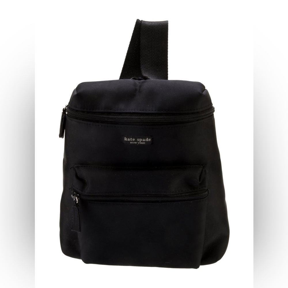 Kate Spade Vinyl Mini Backpack with two pockets